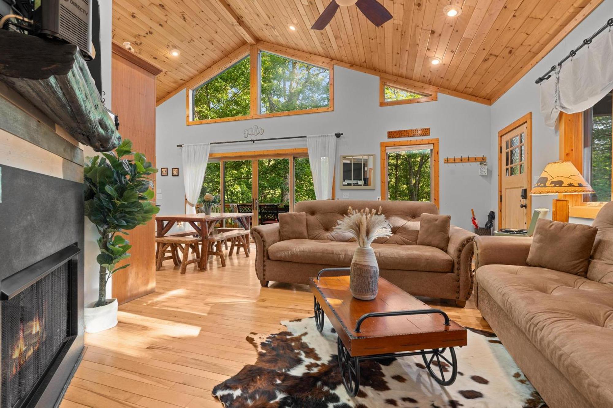 Serene Mountain And Sunset Views 3Bd Cabin Franklin Buitenkant foto