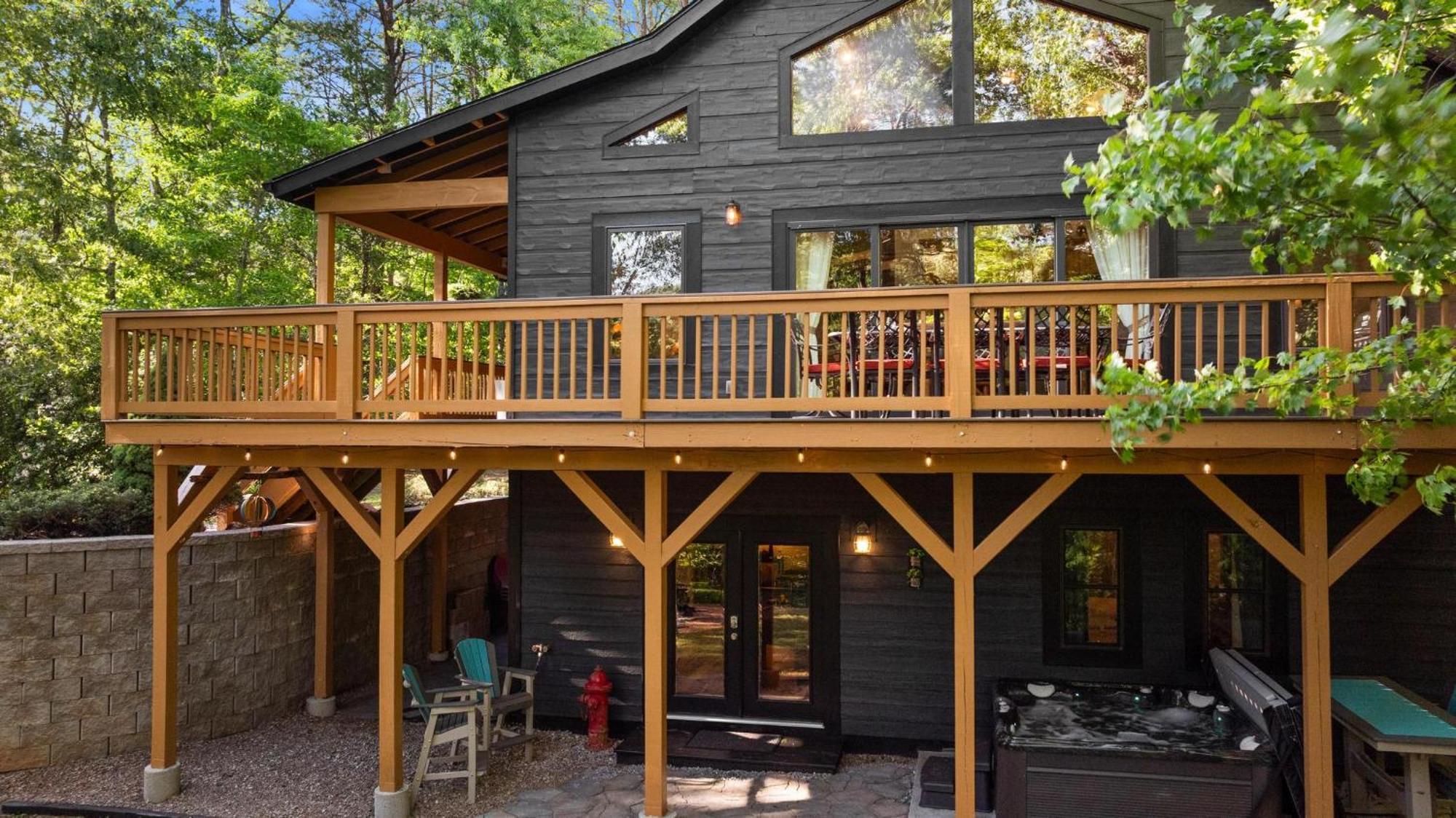 Serene Mountain And Sunset Views 3Bd Cabin Franklin Buitenkant foto