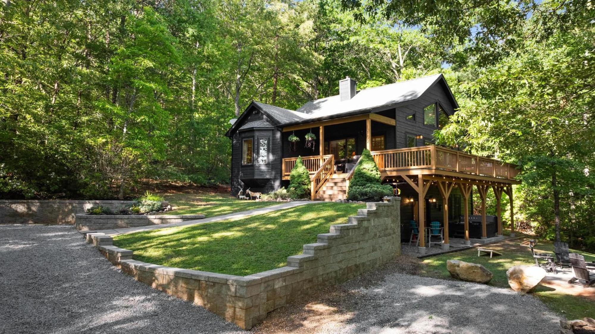 Serene Mountain And Sunset Views 3Bd Cabin Franklin Buitenkant foto