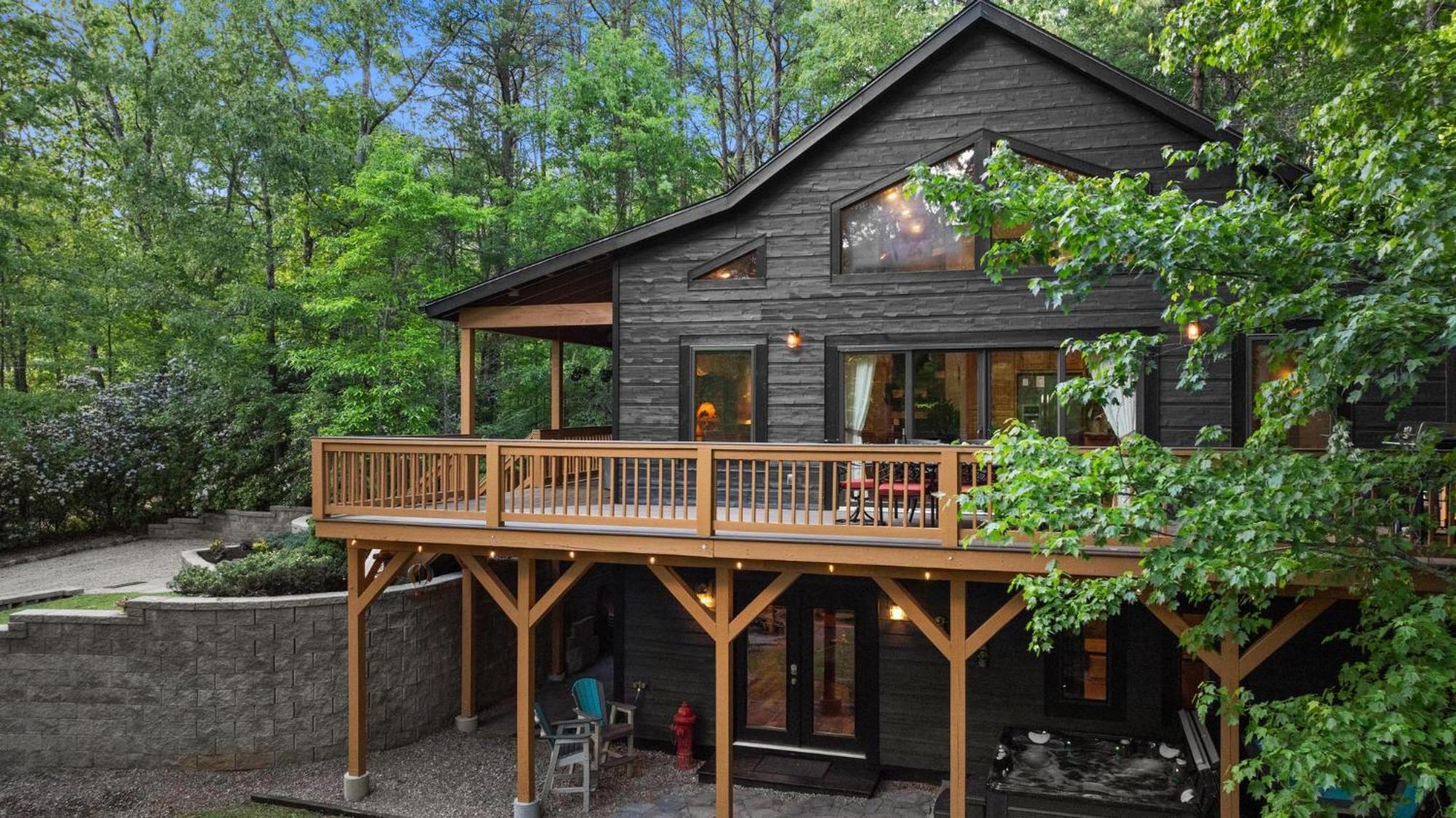 Serene Mountain And Sunset Views 3Bd Cabin Franklin Buitenkant foto