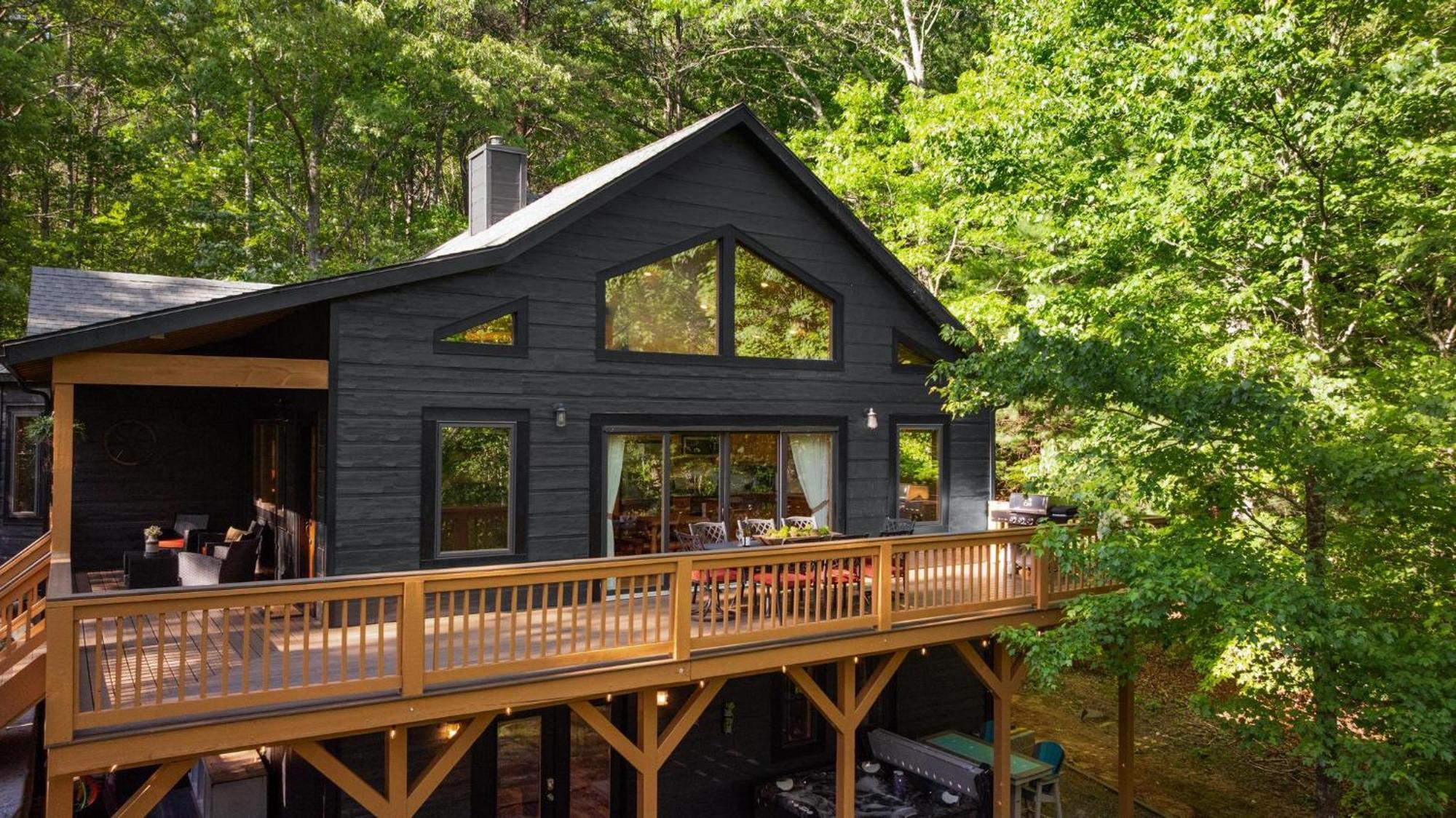 Serene Mountain And Sunset Views 3Bd Cabin Franklin Buitenkant foto