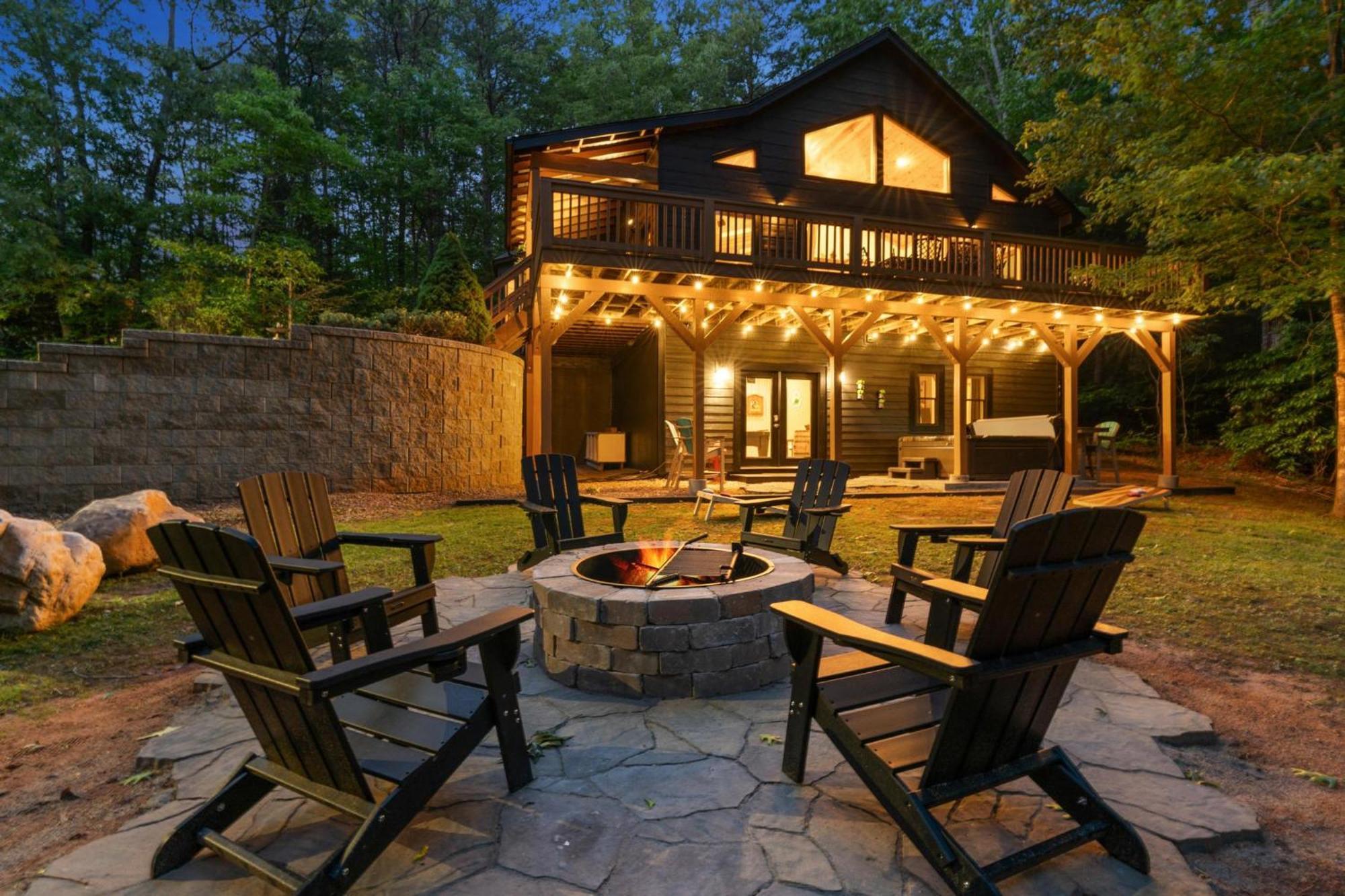 Serene Mountain And Sunset Views 3Bd Cabin Franklin Buitenkant foto