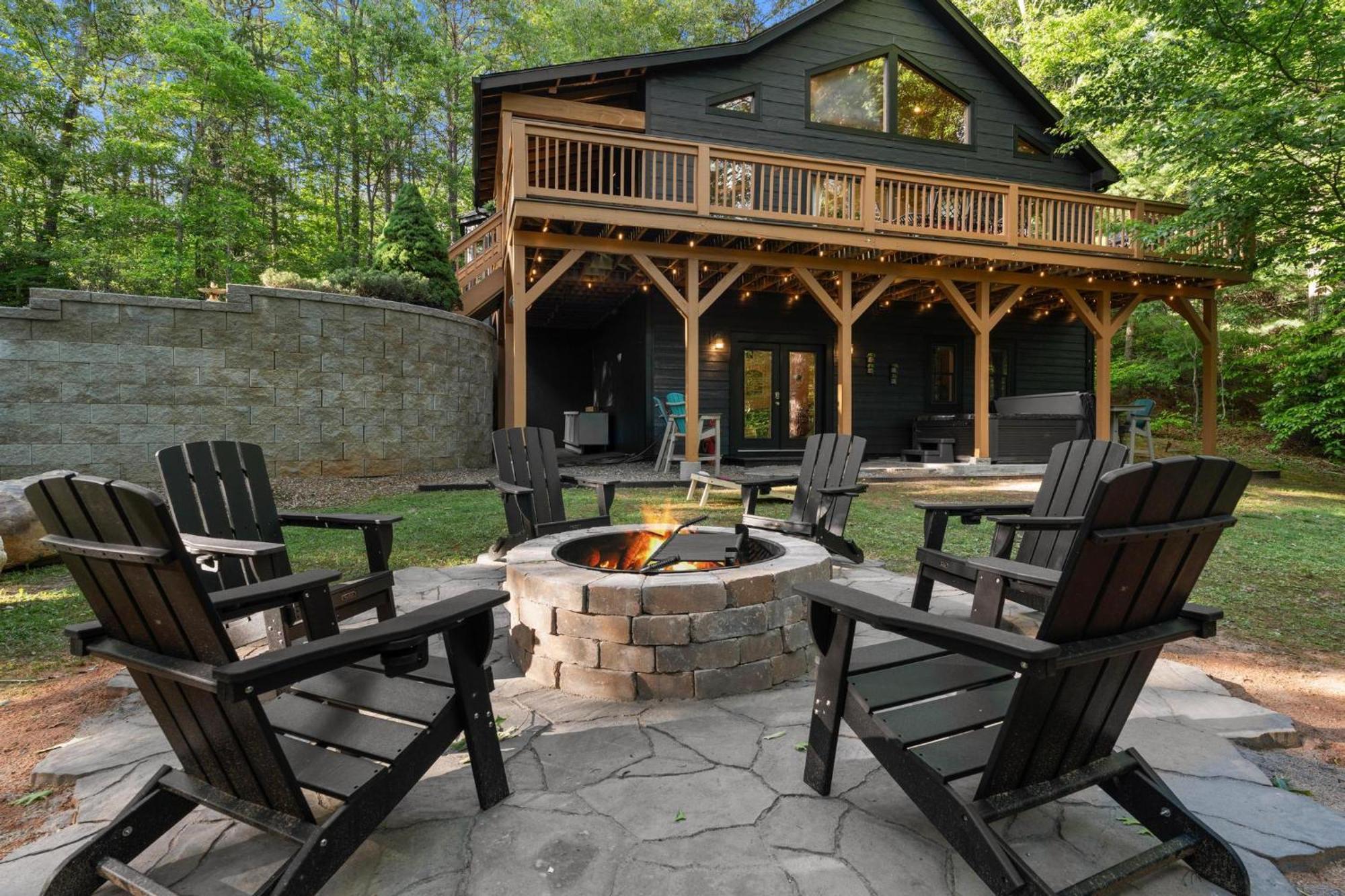 Serene Mountain And Sunset Views 3Bd Cabin Franklin Buitenkant foto