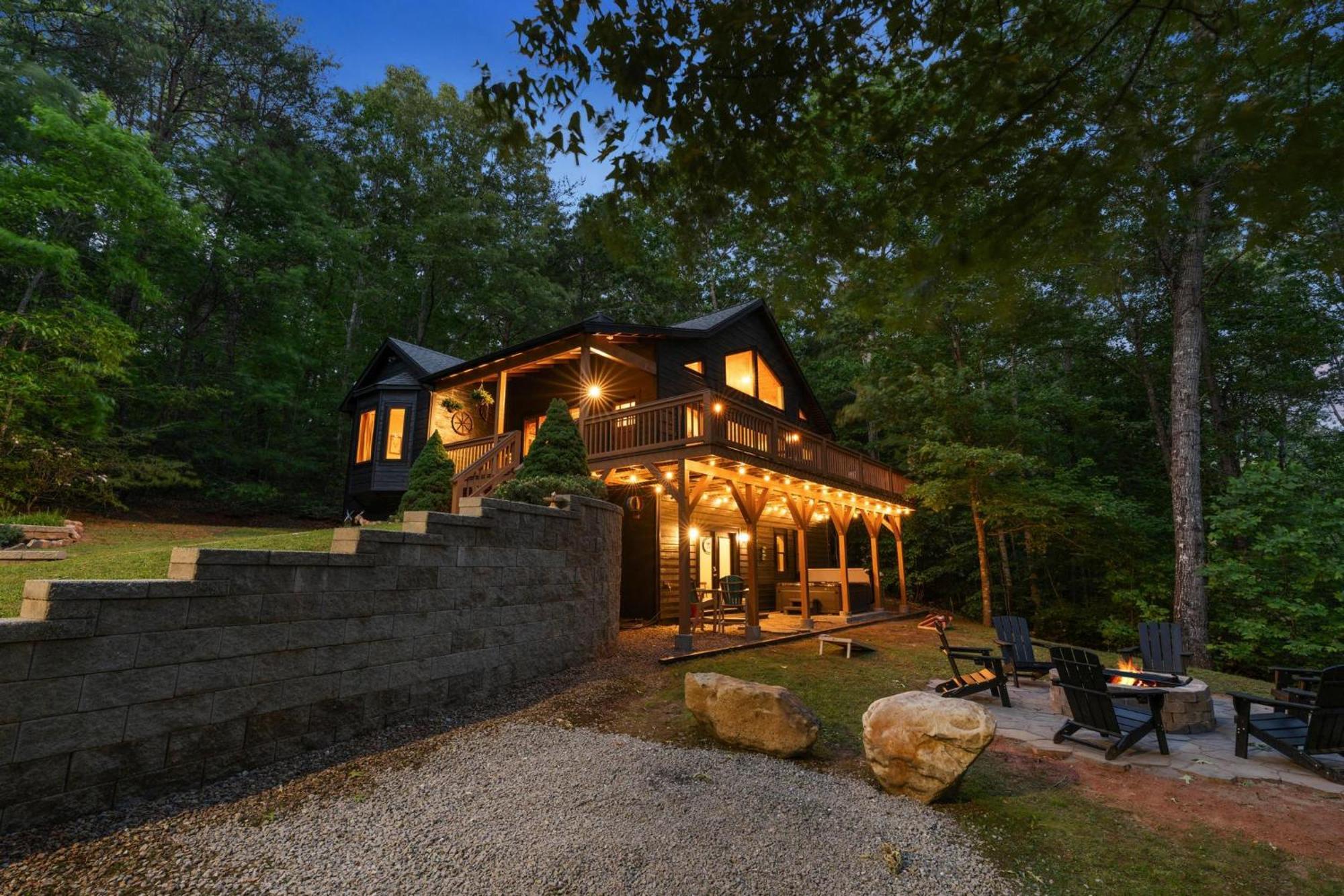 Serene Mountain And Sunset Views 3Bd Cabin Franklin Buitenkant foto
