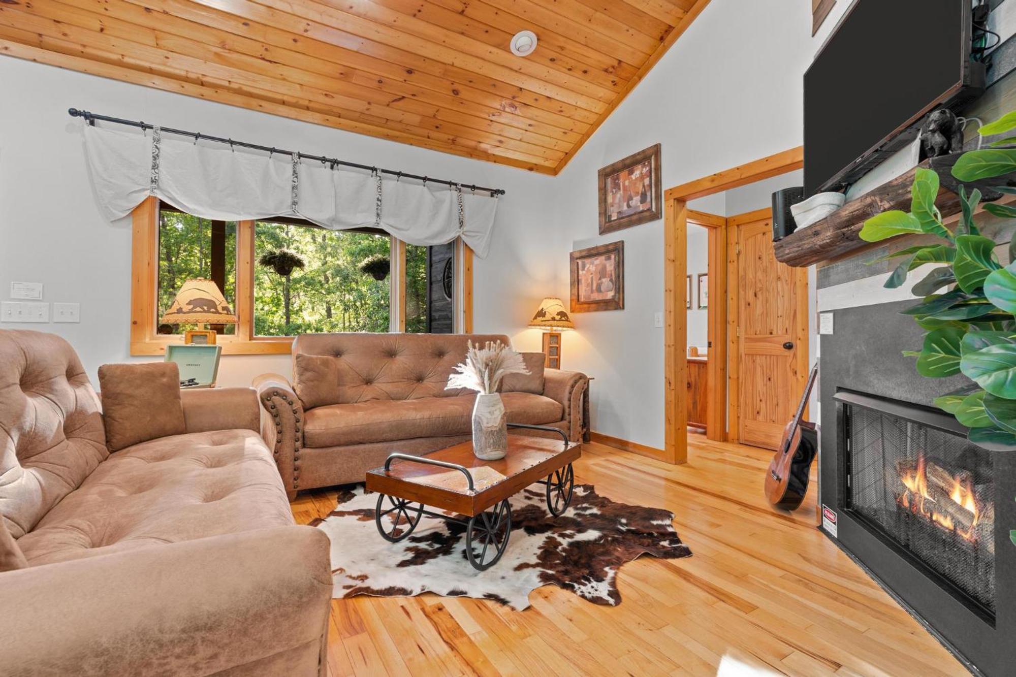 Serene Mountain And Sunset Views 3Bd Cabin Franklin Buitenkant foto