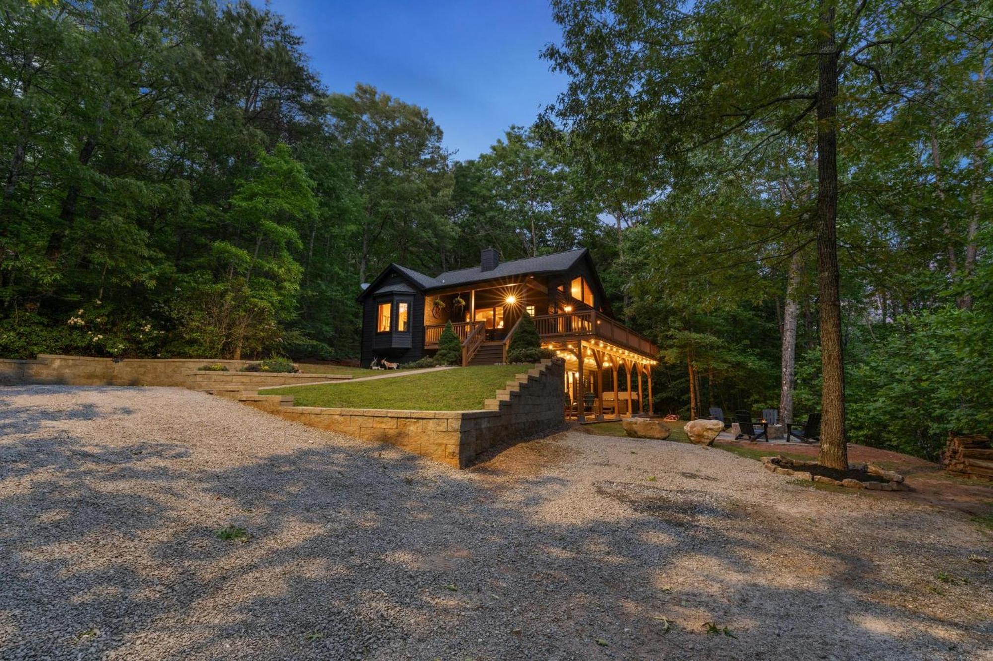 Serene Mountain And Sunset Views 3Bd Cabin Franklin Buitenkant foto